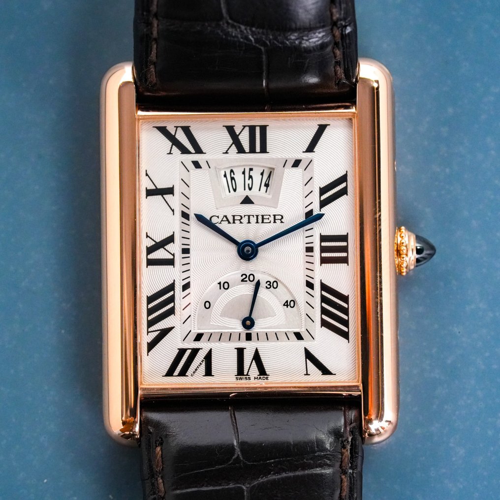 Cartier Tank Louis Cartier XL Power Reserve 18k Rose Gold