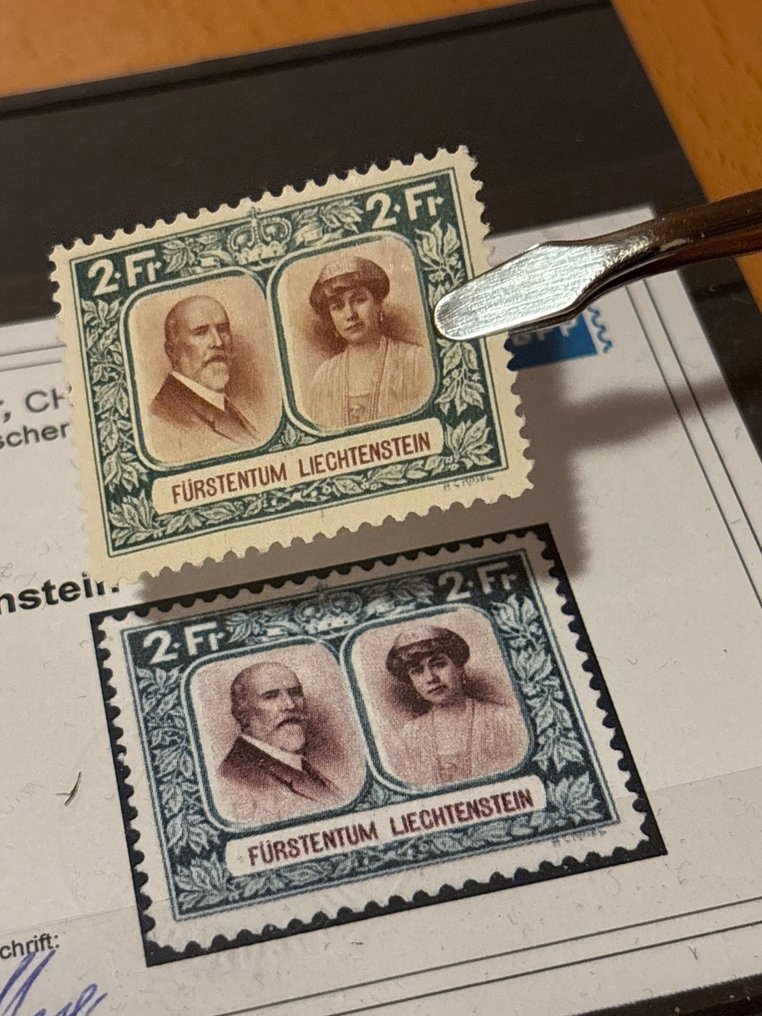 Liechtenstein 1930 Fürstenpaar ZNr. 97 B / MiNr. 107 B Catawiki