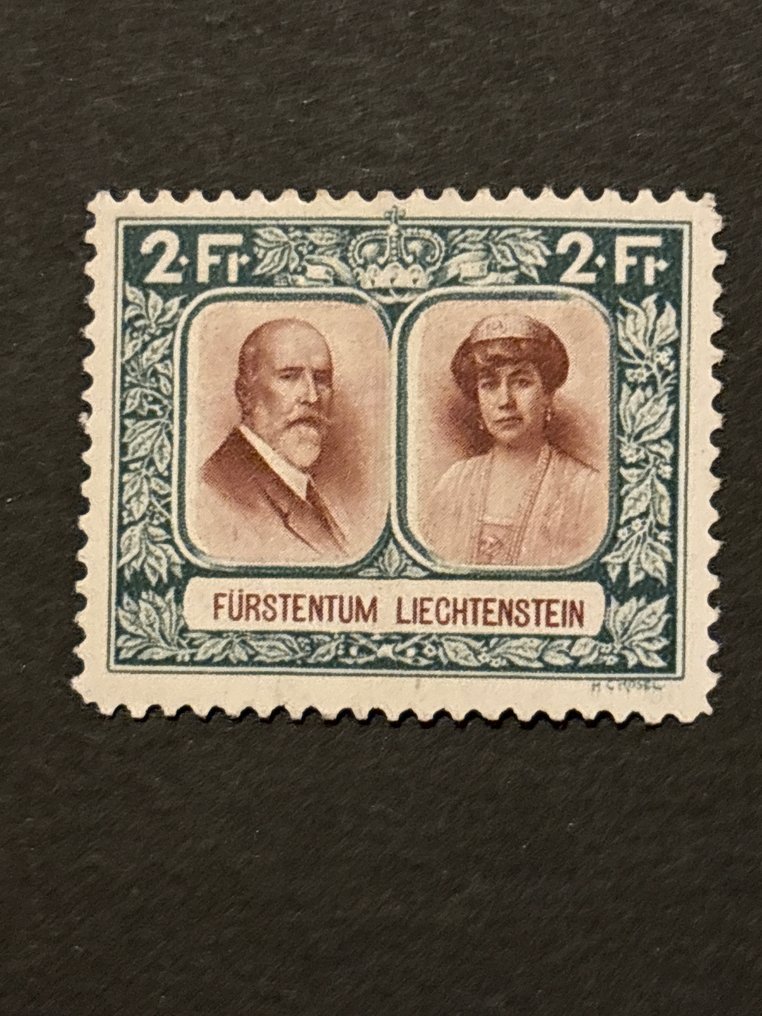 Liechtenstein 1930 Fürstenpaar ZNr. 97 B / MiNr. 107 B Catawiki