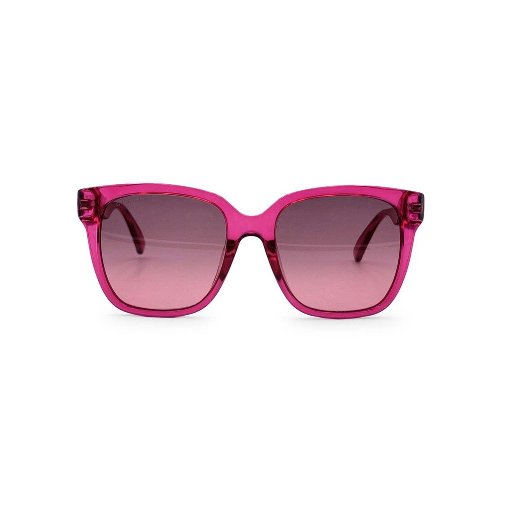 Gucci Pink Acetate GG0715SA 004 Square Sunglasses 53 19 145mm