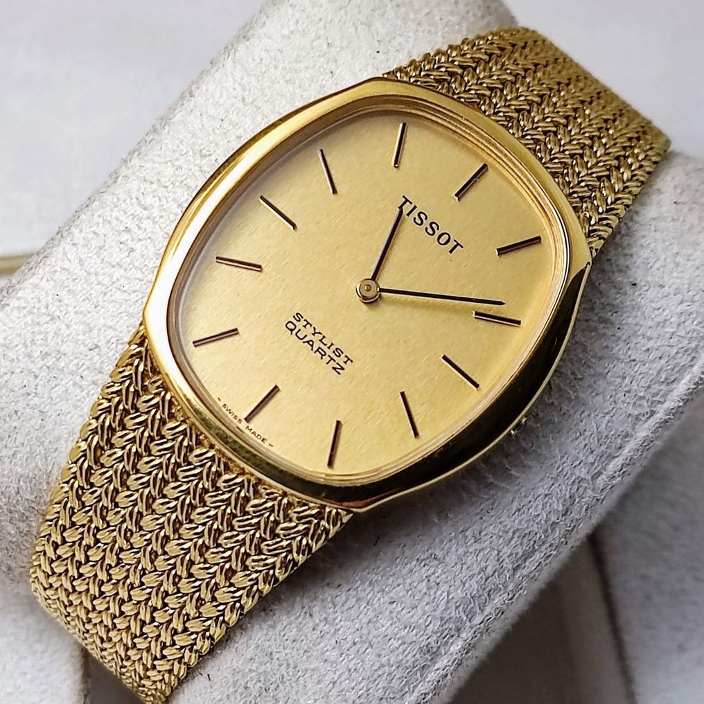 Tissot Stylist Quartz Gangster style Watch 1980 1989