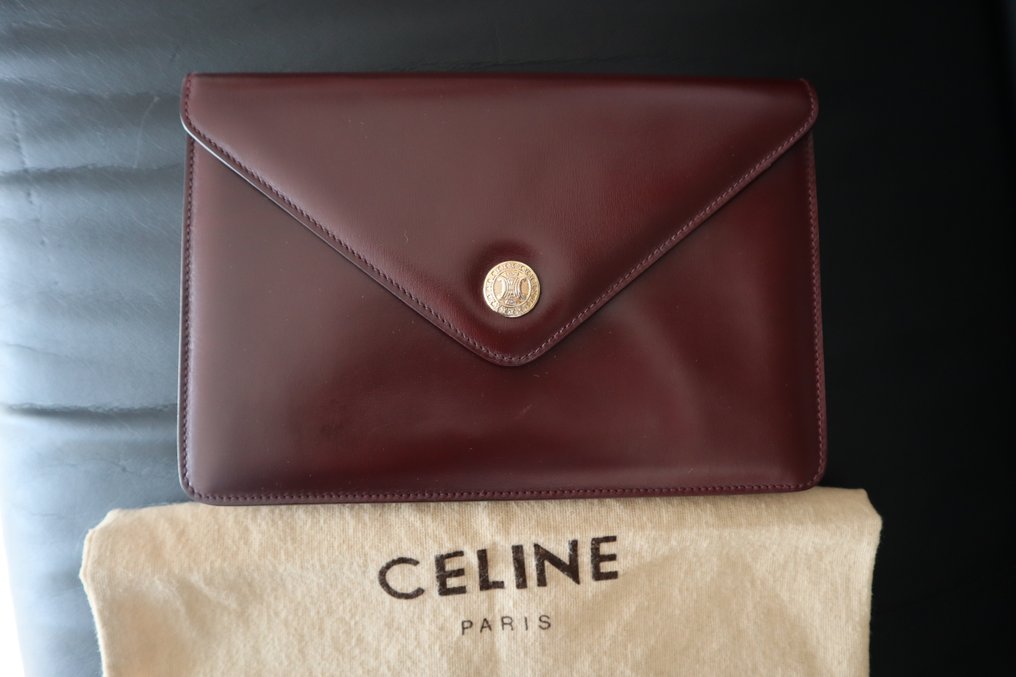 Celine shop envelope clutch