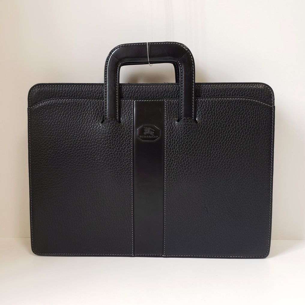 Burberry Soft black leather Business Bag Handtas Catawiki