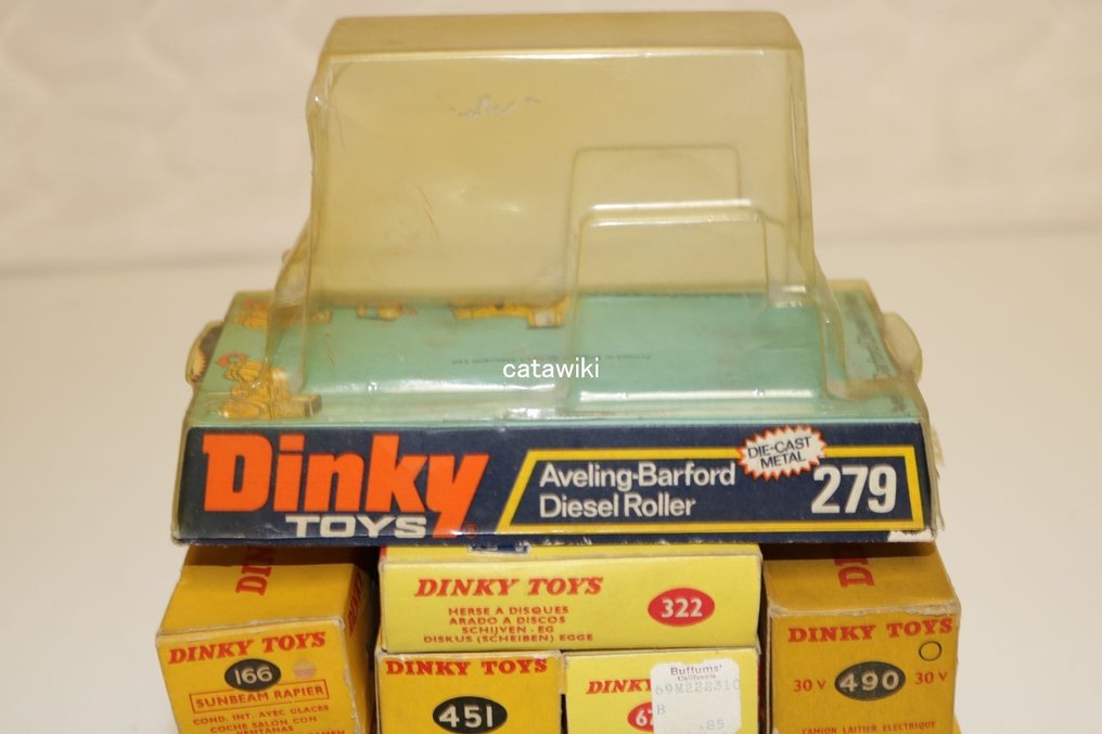 Dinky Toys 143 11 Voiture miniature 11x Original Empty Dinky Toys Boxes, Voor de