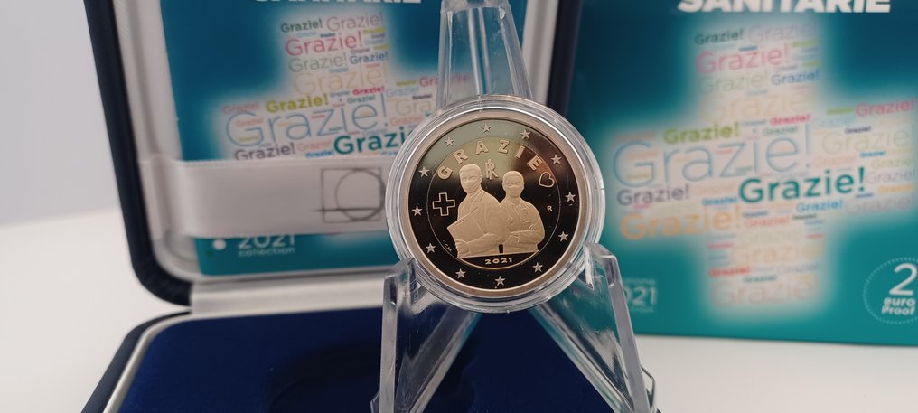 moneta grazie 2 euro 2021