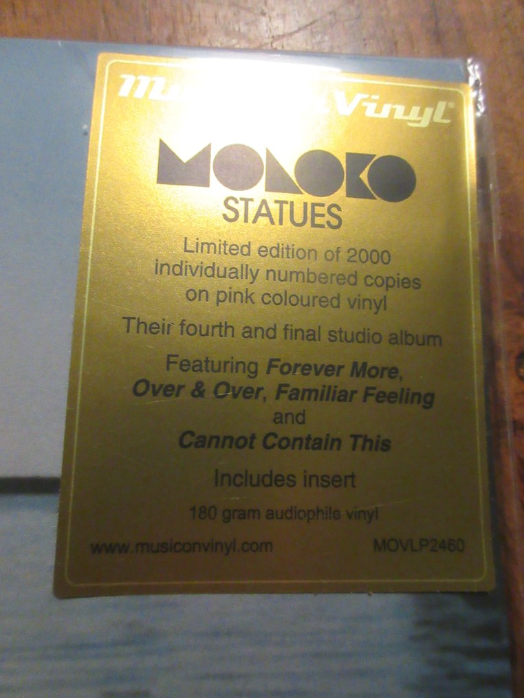 Moloko - Statues - 2LP Pink vinyl - Album 2 x LP (album doppio) - 2024 ...