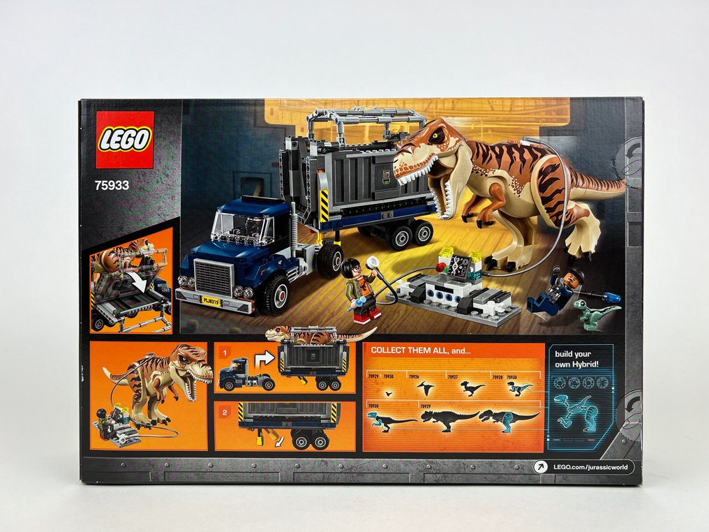 Lego jurassic world shop t rex transport