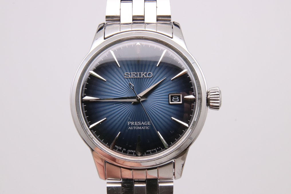 Seiko Presage No reserve price SRPB41J Blue Dial Cocktail