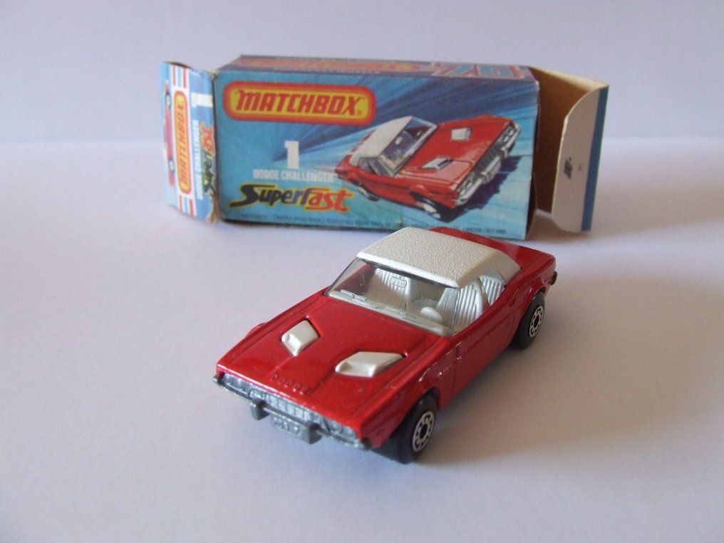 Matchbox V hicule jouet Super Fast Dodge Challenger n. 1 1970
