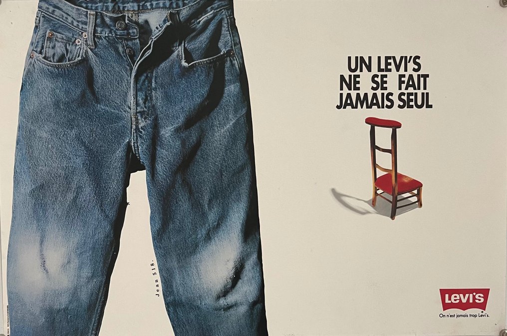 Levi s Affiche Originale Levi s 1980s Catawiki