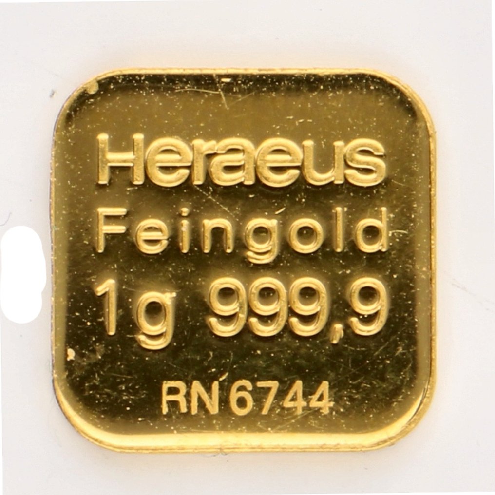 1 grammo Oro .999 Heraeus Catawiki