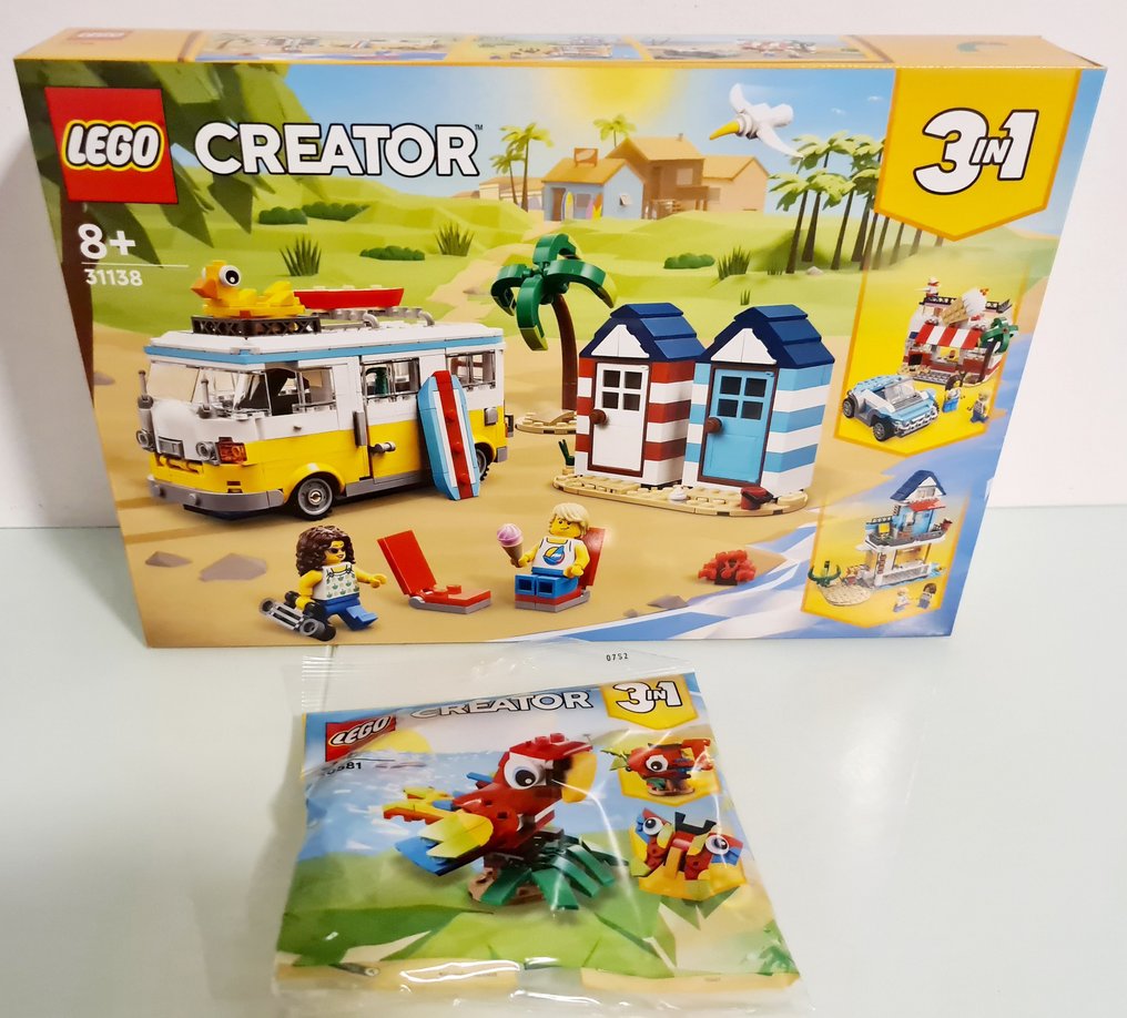 Lego yellow store camper van