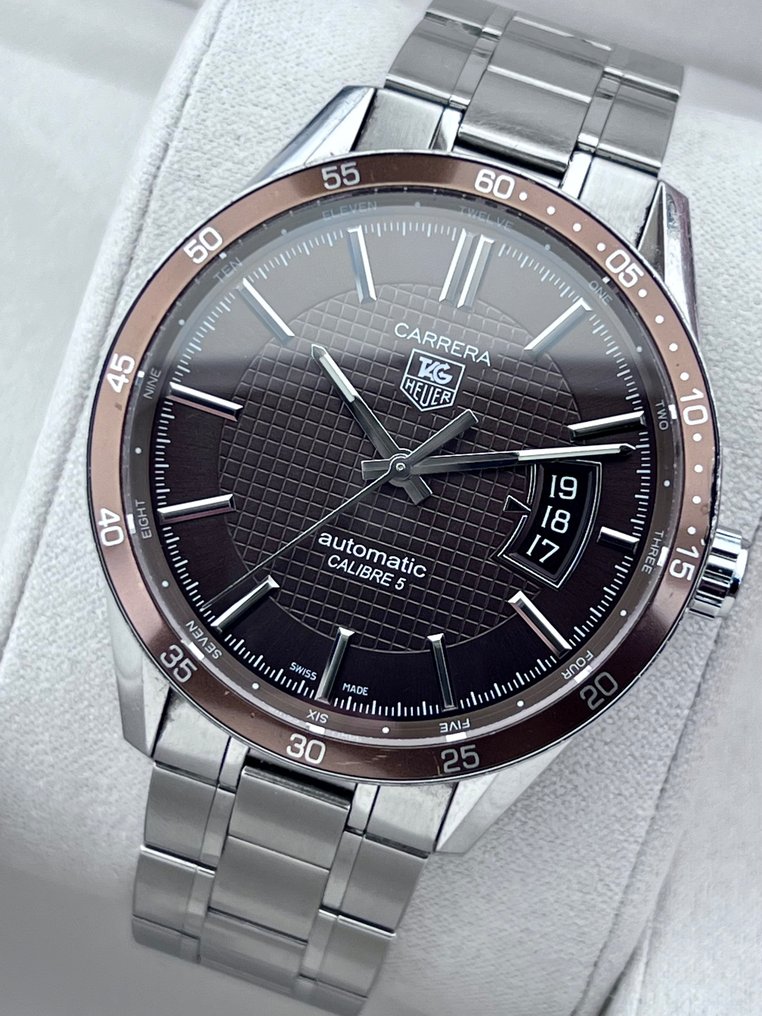 TAG Heuer Carrera Calibre 5 Automatic Braun WV211N 0 Men
