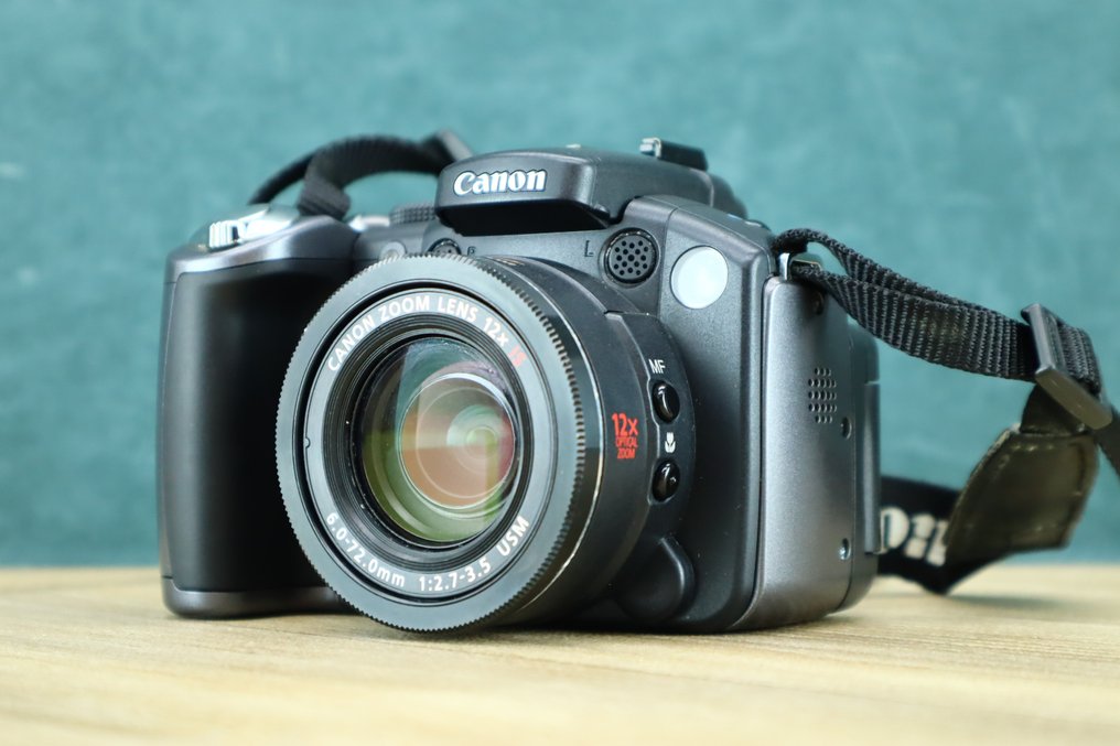Canon PowerShot S5IS + Canon zoomlens 6.072.0mm 12.73.5 Digital