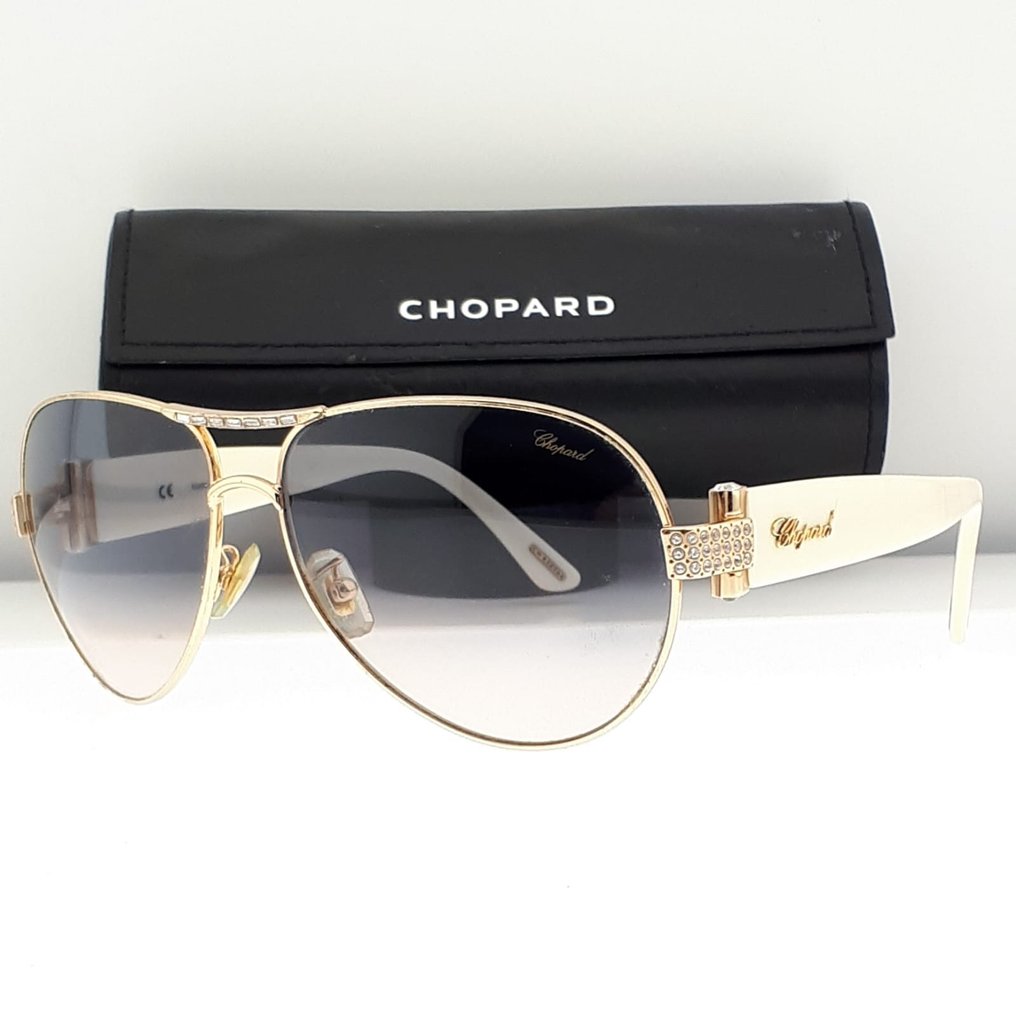Chopard sunglasses shop with crystals