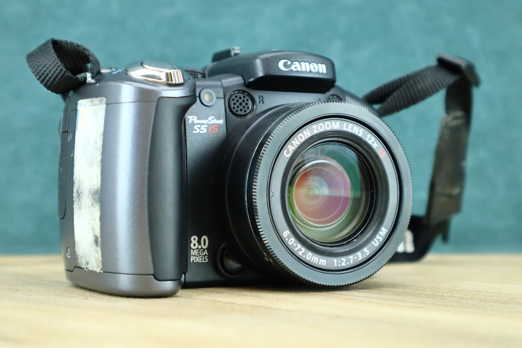Canon PowerShot S5IS + Canon zoomlens 6.072.0mm 12.73.5 Digital