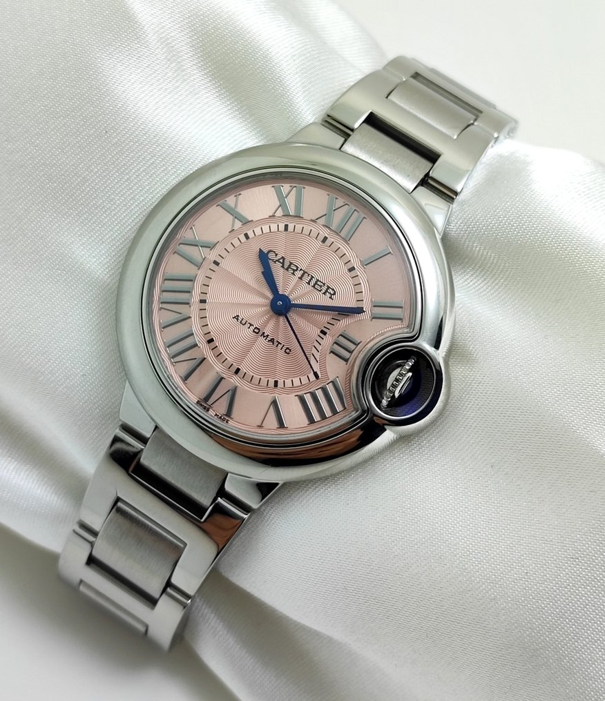 Cartier ballon best sale bleu pink dial