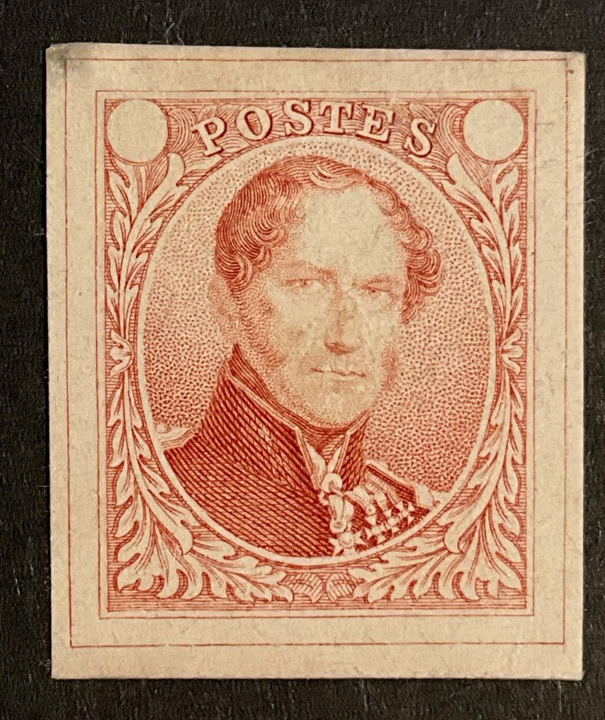 Belgium 1866/1869 Leopold I Proof Not accepted Delpierre design