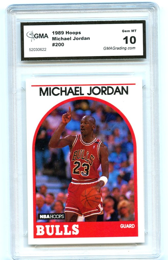 1989 - NBA Hoops - Michael Jordan - #200 - 1 Graded card - GMA 10