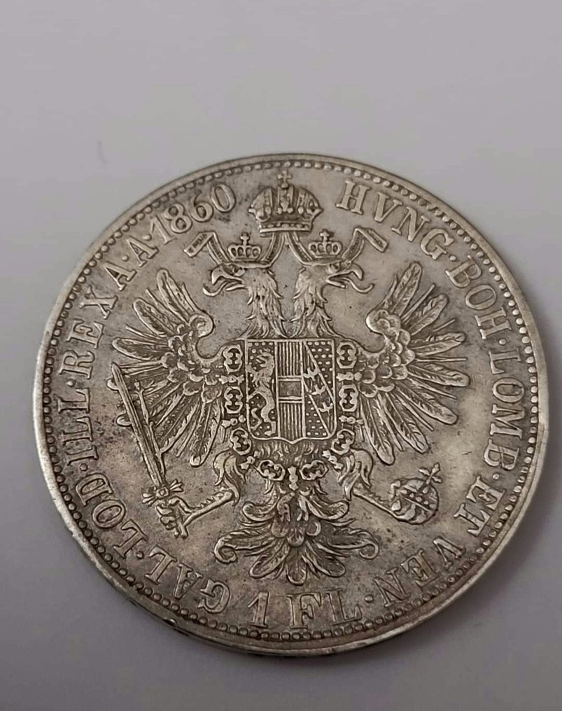 Austria. Franz Joseph I. 18481916.. Florin 1860 Catawiki
