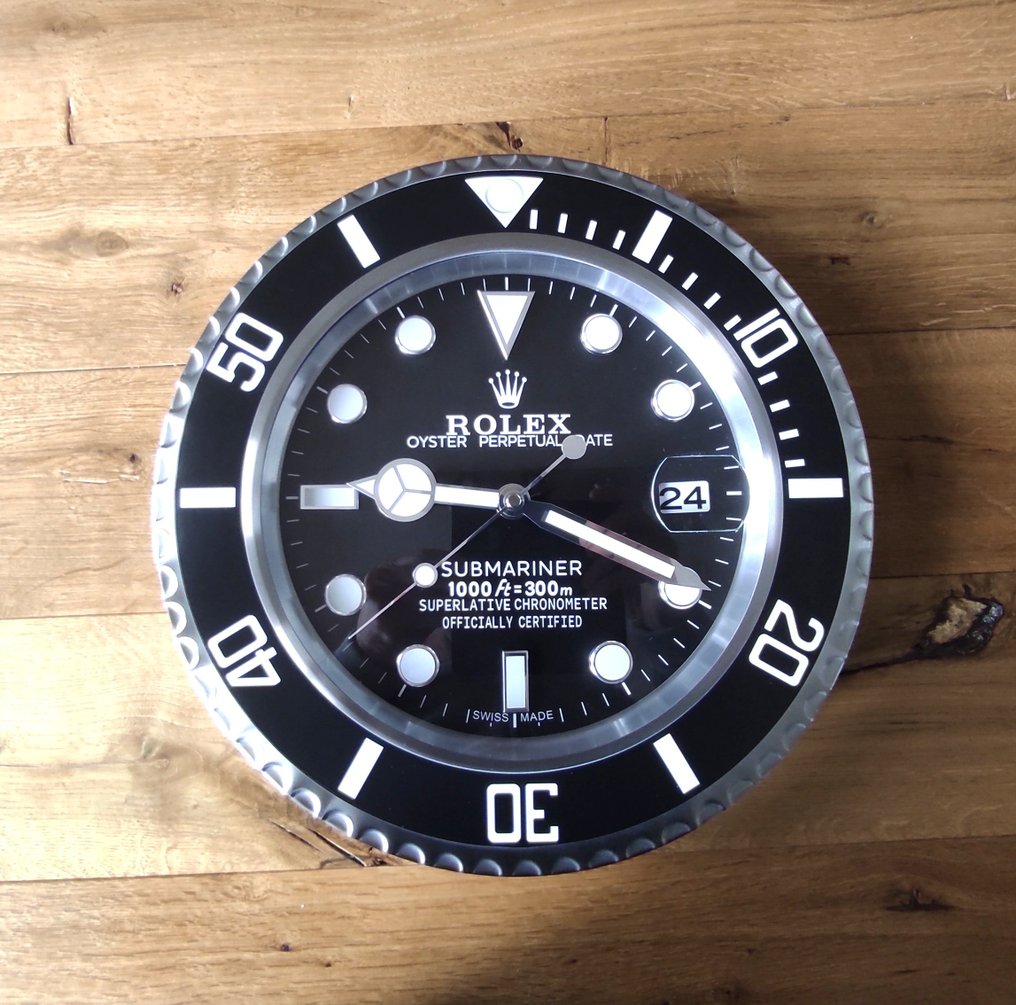 Wall clock Wall clock Konzession r Rolex Submariner Steel