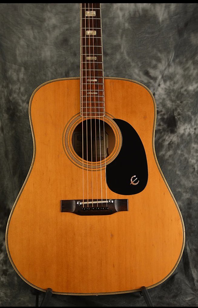 1972 epiphone acoustic deals guitar