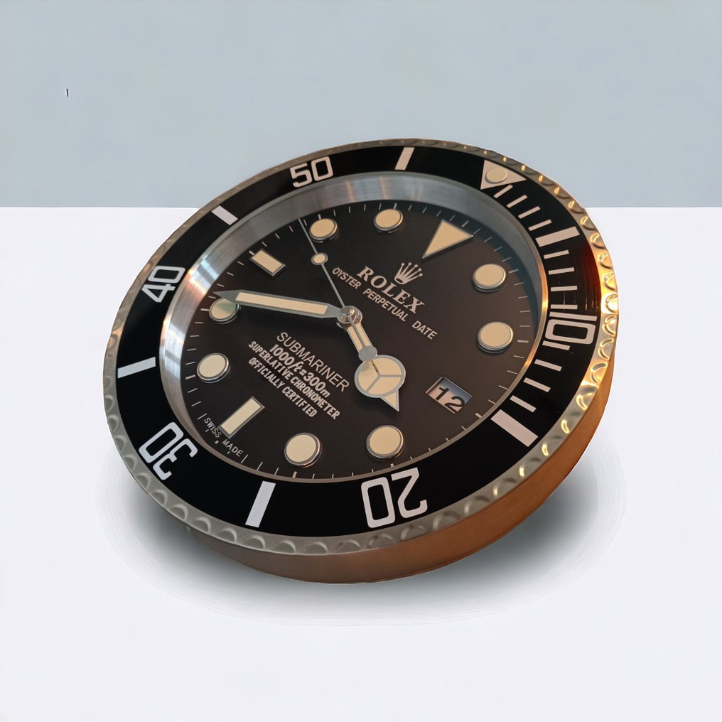 Wall clock Concessionaire Rolex Submariner Steel 2020
