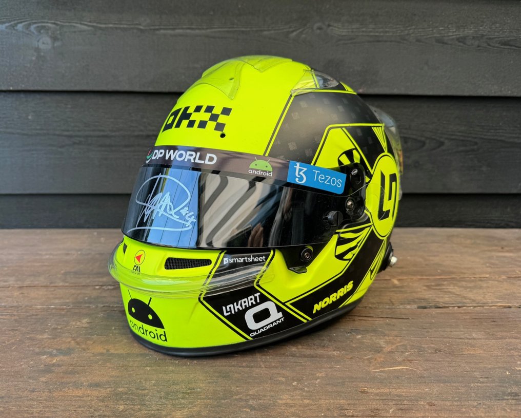 Lando norris replica helmet cheap