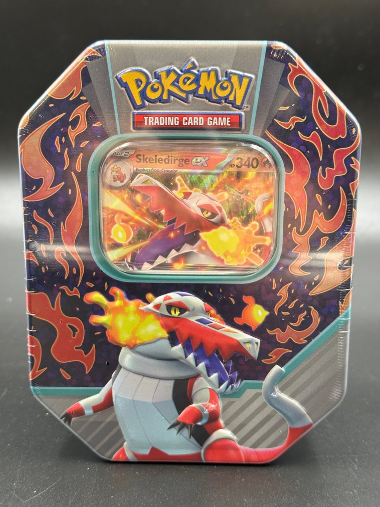 Pok mon TCG Sealed box Paldea partners 3x Tin Box