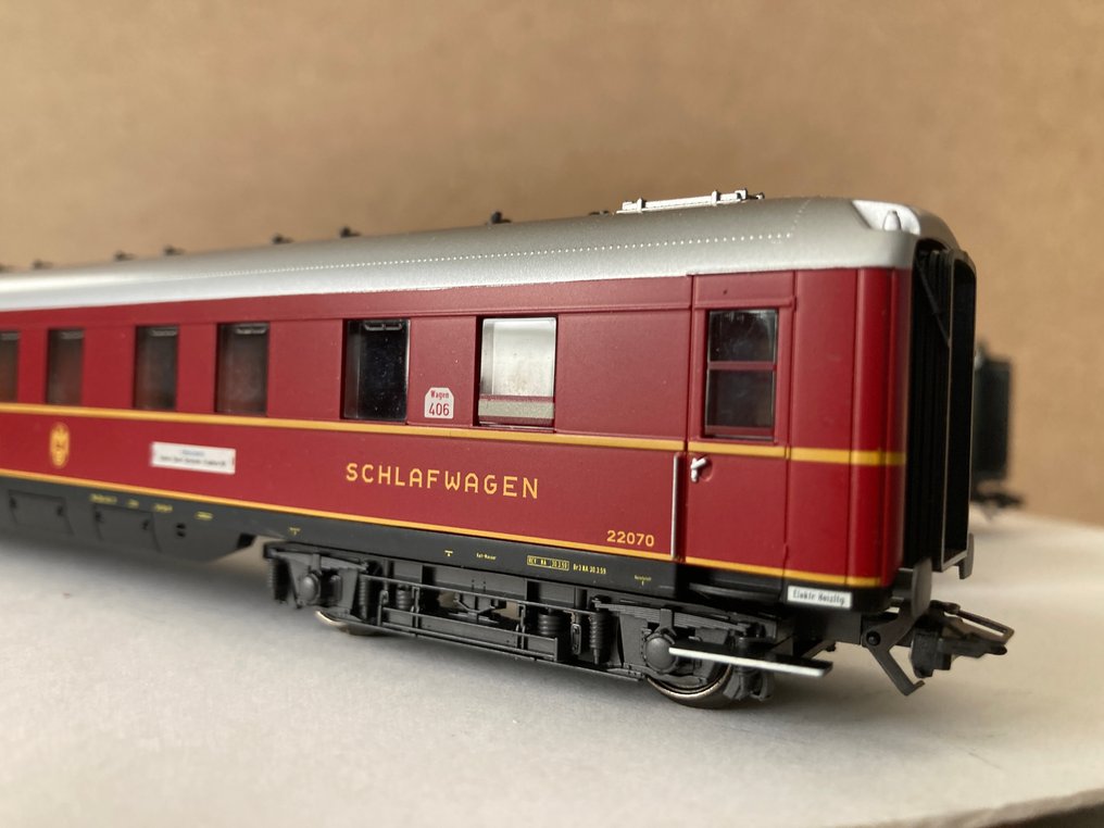 Märklin H0 42942 Modellbahn Personenwagenset (3) Riviera Express