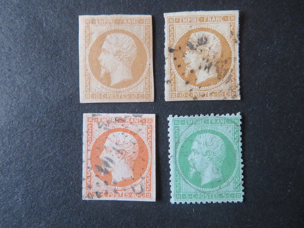 France 1854/1872 22 CérèsNapoléon values between n°10 and n°58