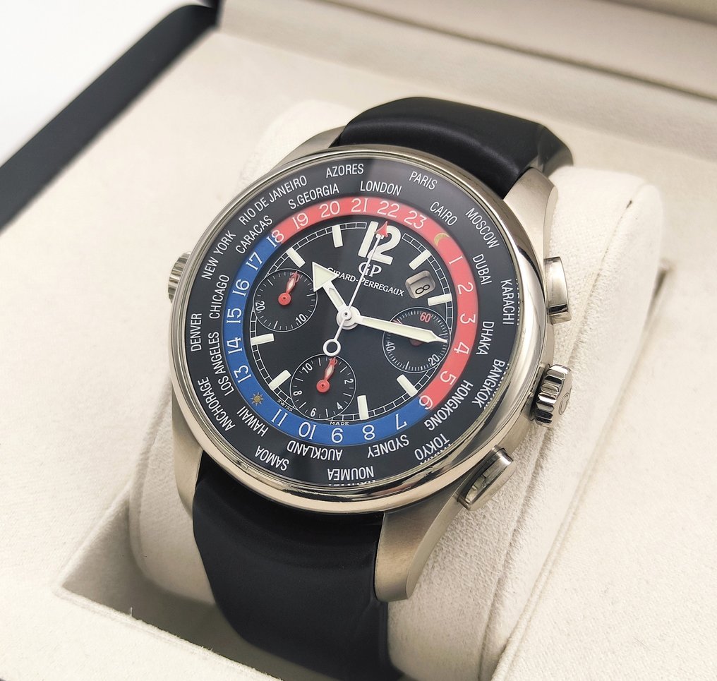 Girard Perregaux Worldtime Control Chronograph Automatic 49805