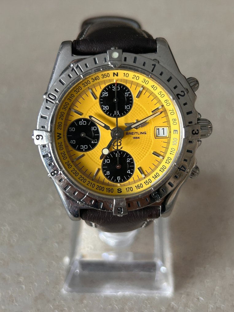 Breitling chronomat hotsell longitude yellow