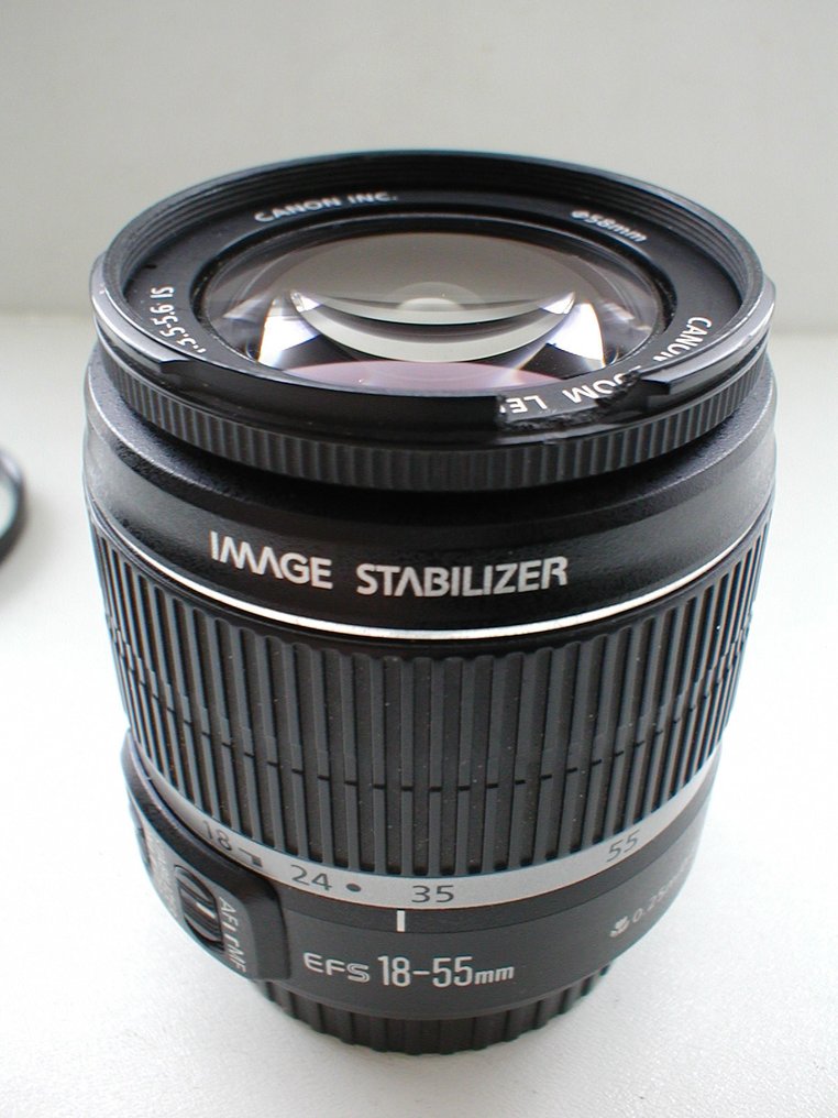 Canon EF-S 18-55mm Image Stabilizer lens voor EOS Zoomlens - Catawiki