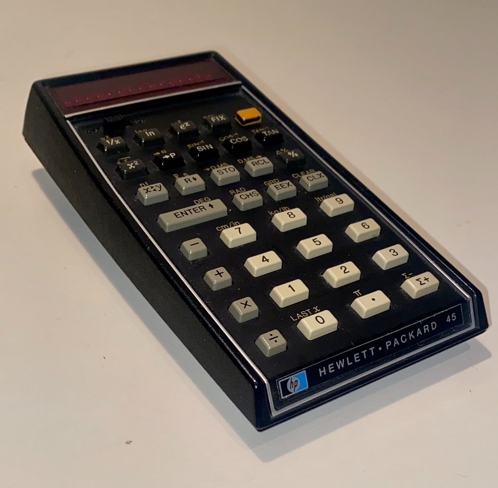 Hewlett Packard HP 45 scientific calculator Computer Without