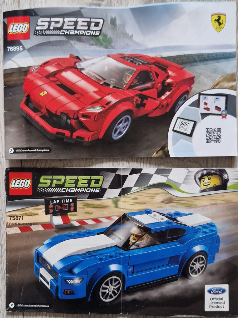 Lego - Speedchampions - 75871 & 76895 - Ford Mustang GT & Ferrari