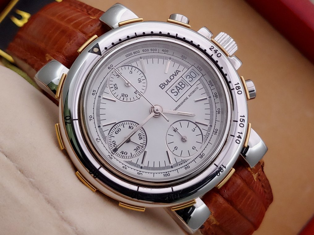 Bulova Chronograph Automatic Valjoux 7750 M czyzna 1990