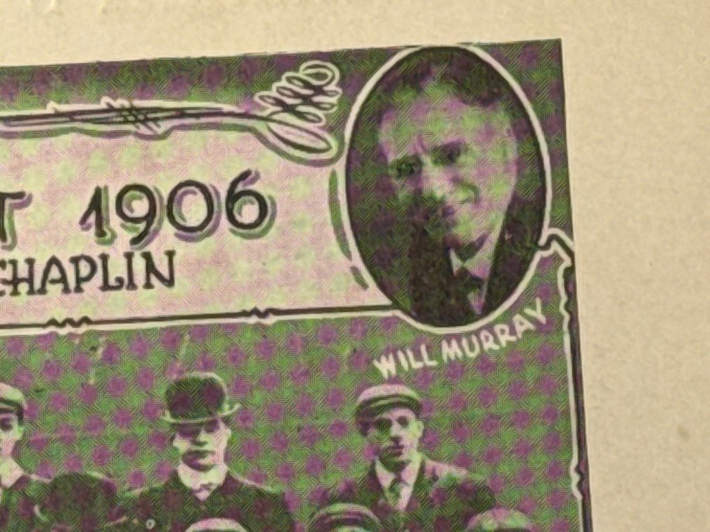 Charlie Chaplin 2 promotional flyers of Charles Chaplin in Caseys