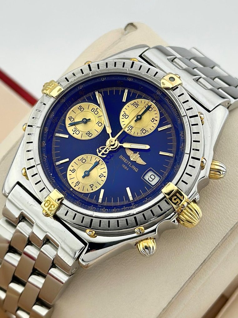 Breitling Chronomat Chronograph Gold Steel Nessun prezzo di