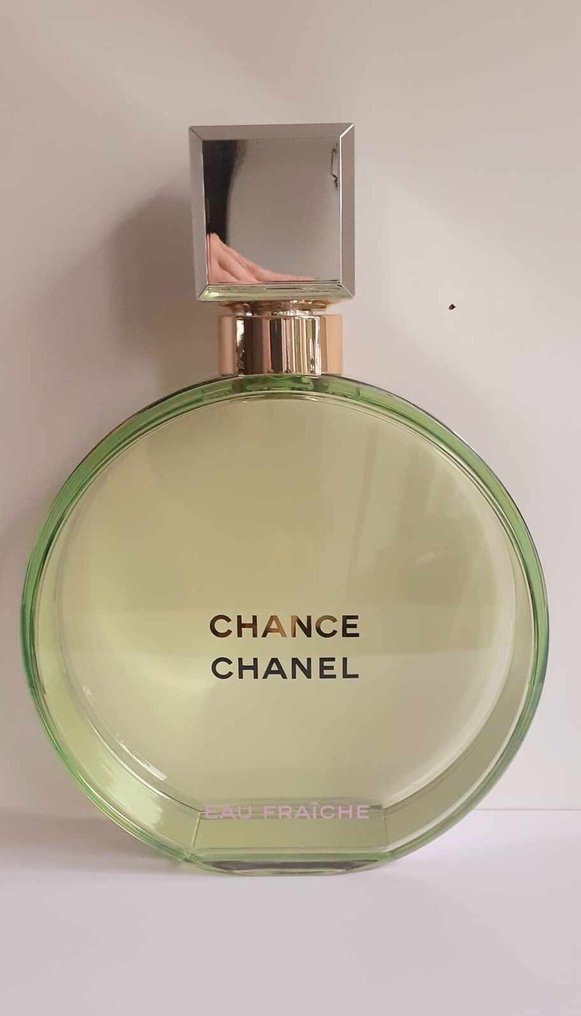 Chanel perfume store green bottle