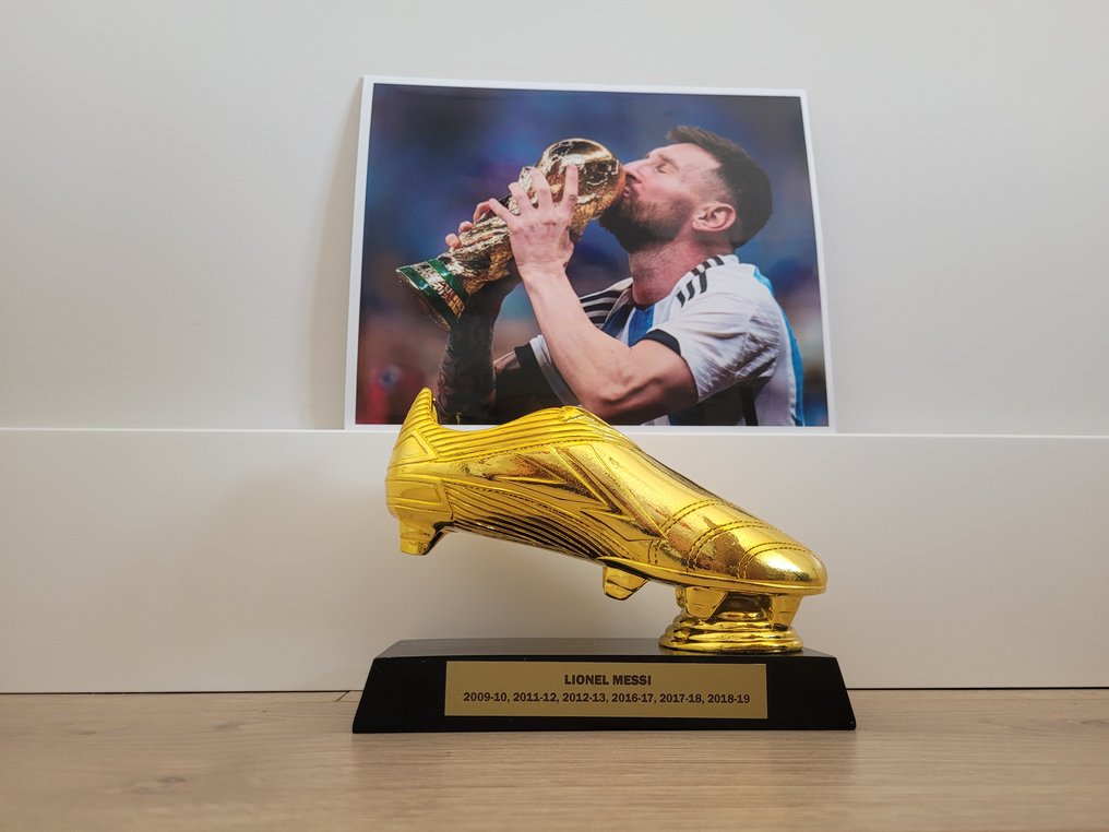 Scarpa d oro di Leo Messi Fotografia Messi Argentina. Catawiki