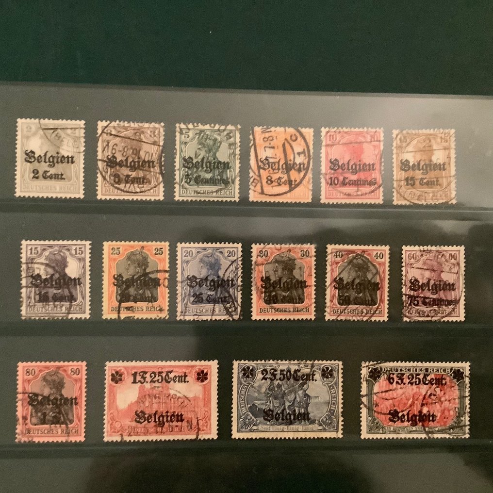 German Empire Occupation of Belgium (19141918) (Etappengebiet) 1914/