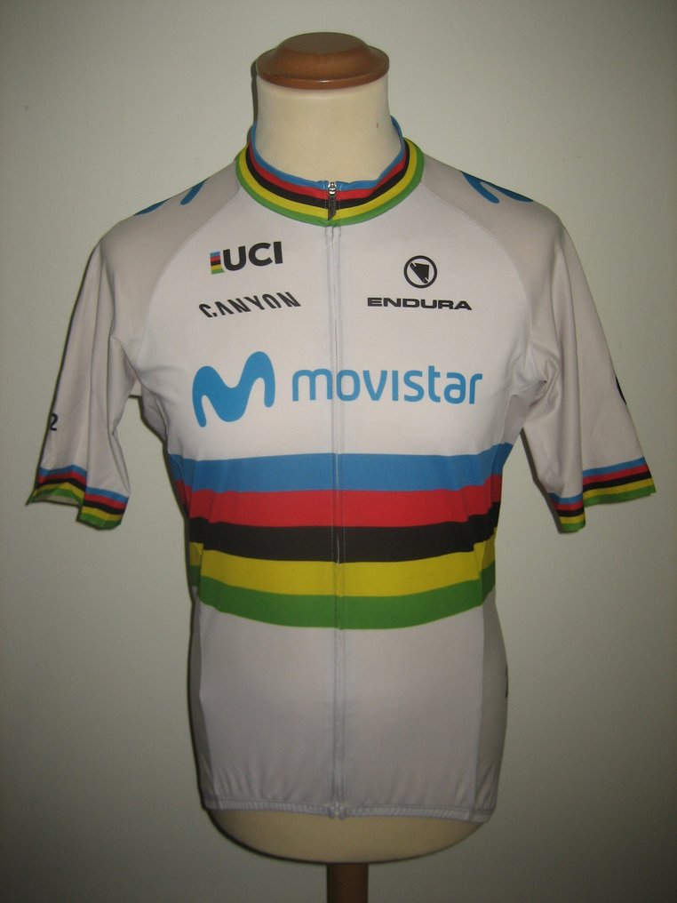 Movistar Team Champion du monde Alejandro Valverde 2019