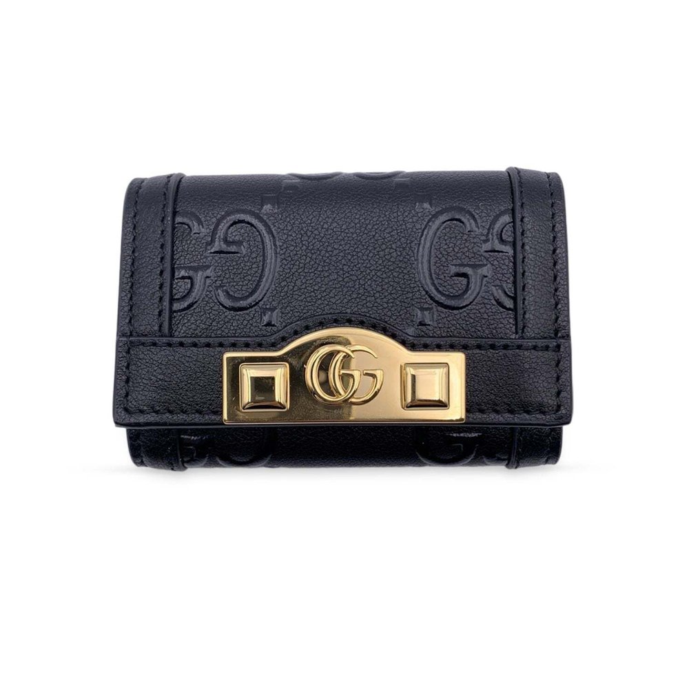 Gucci black key case hot sale