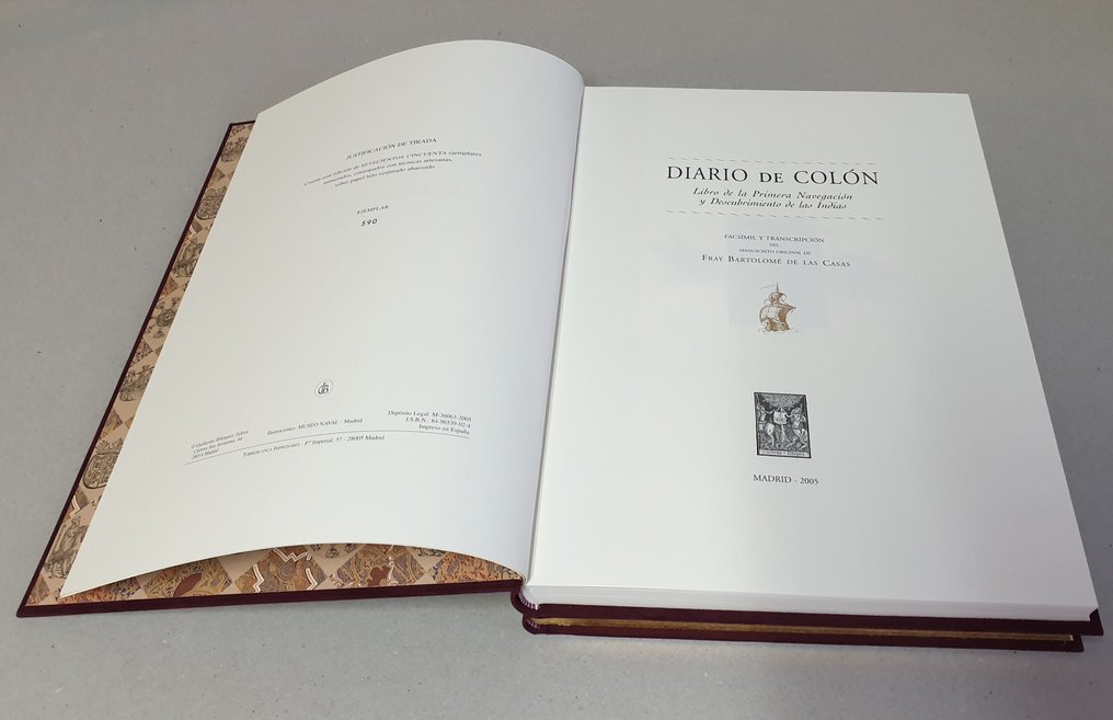 Fray Bartolomé de las Casas Diario de Colón. Libro de la primera