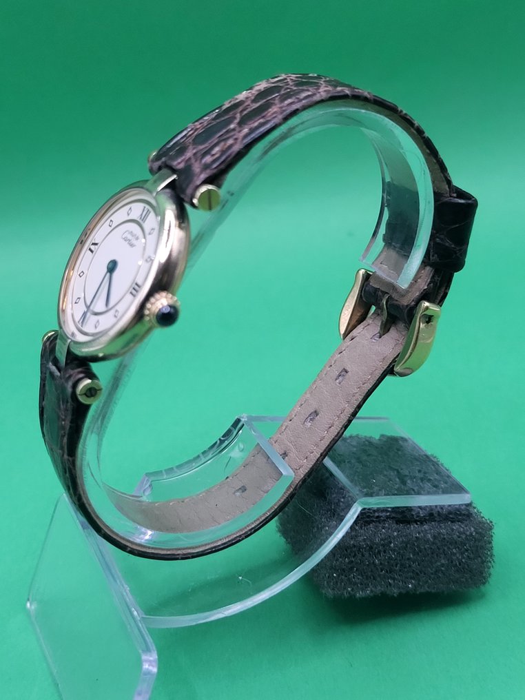 Must de cartier clearance watch quartz japan movt