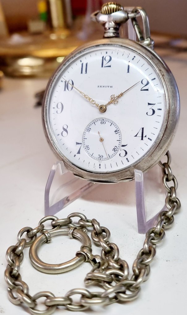 Zenith 17 jewels Grand prix Paris 1900 pocket watch NO RESERVE