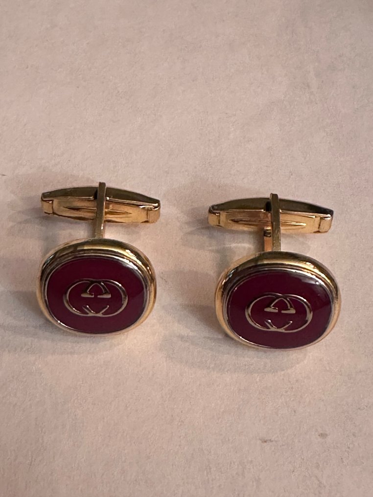 Gucci cufflinks new arrivals gold