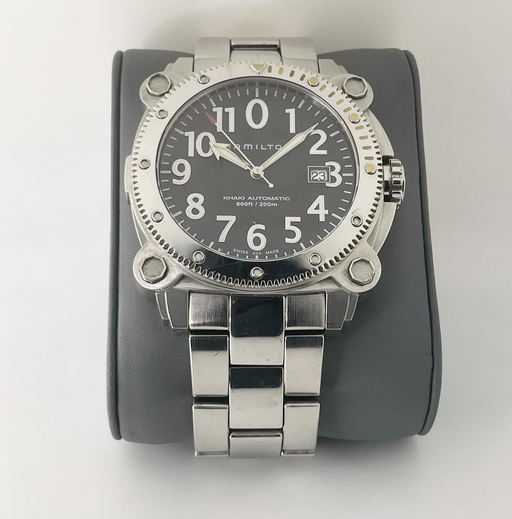 Hamilton Kahaki Navy BeLOWZERO No reserve price H785550