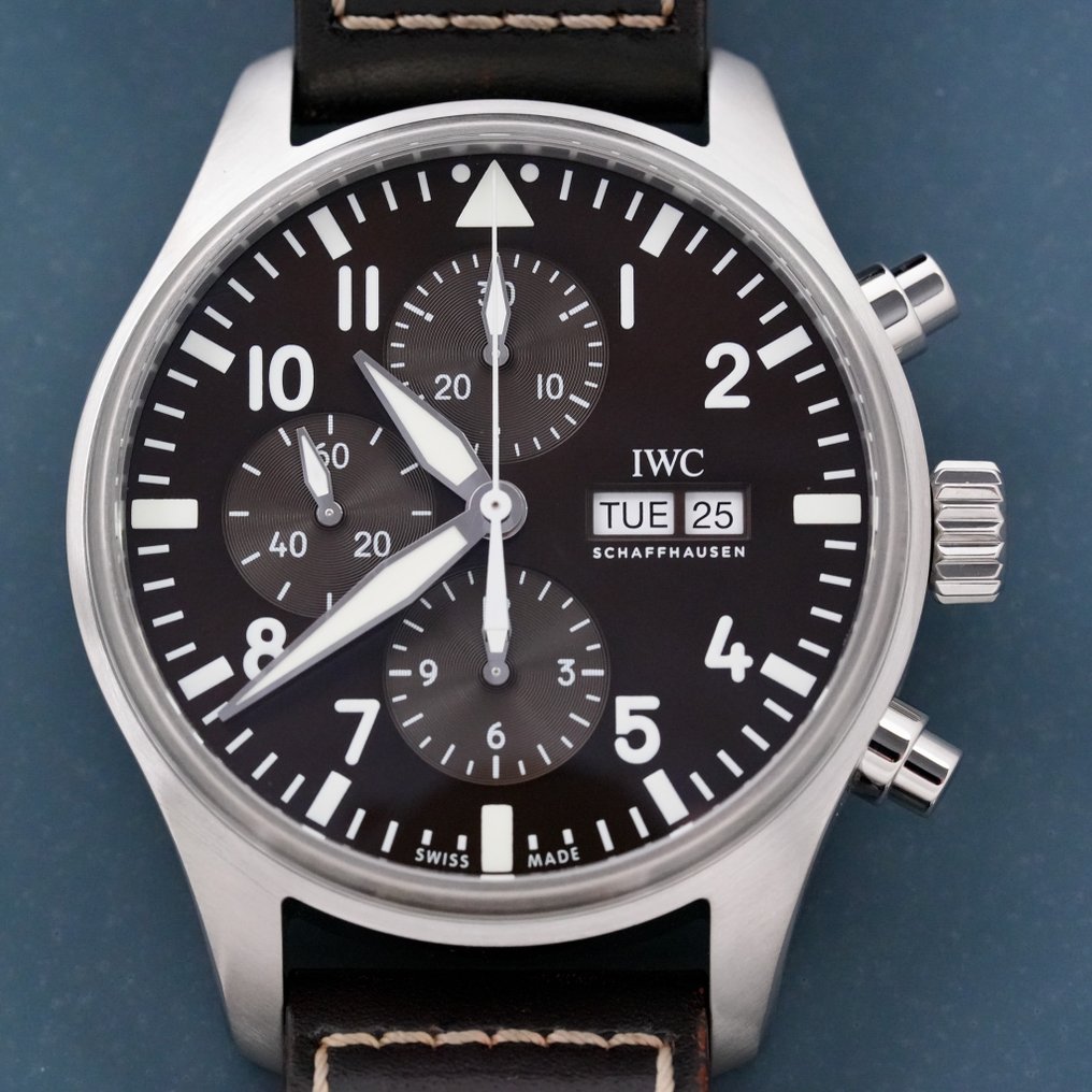 IWC Pilot Chronograph Edition Antoine De Saint Exupery Brown